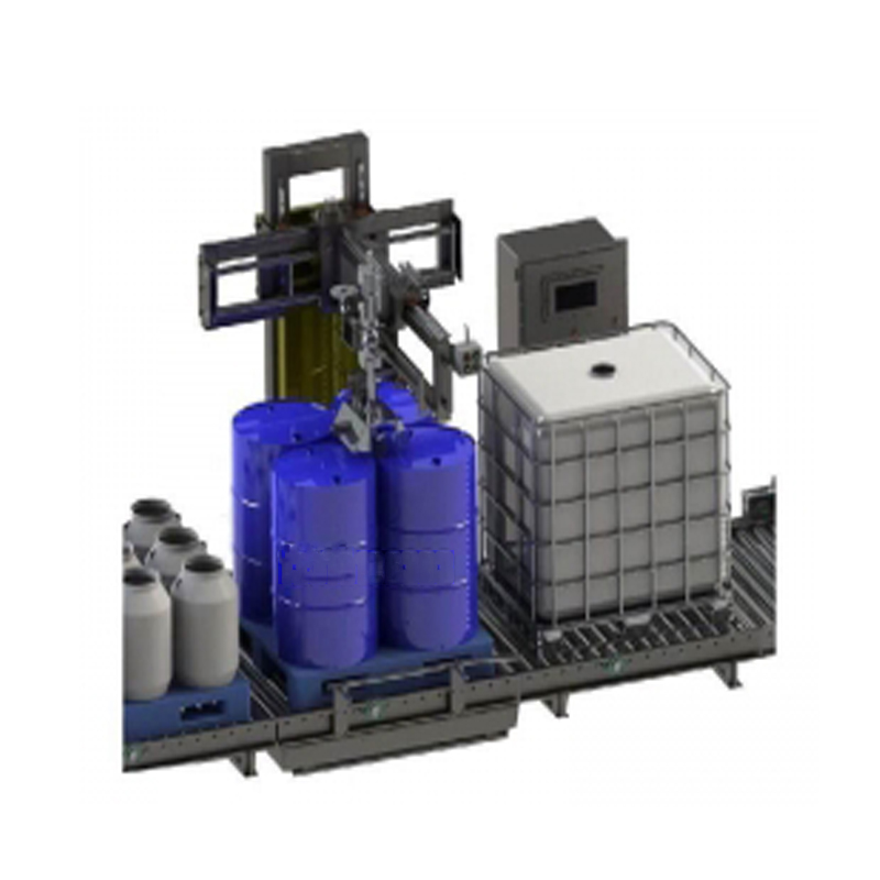 Semi-Auto Pallet Filling Machine(with Driven Conveyor) Semi-Automatic Pallet Filling Machine