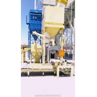 Pneumatic single nozzle packing machine site view