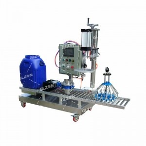 20千克自動上蓋壓蓋灌裝機(jī)-陶瓷墨水灌裝機(jī)