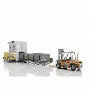 1000L-IBC噸桶化工廠(chǎng)輸送機(jī),氣動(dòng)雙頭輸送機(jī)